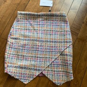 Lulu’s Knit Plaid Skirt